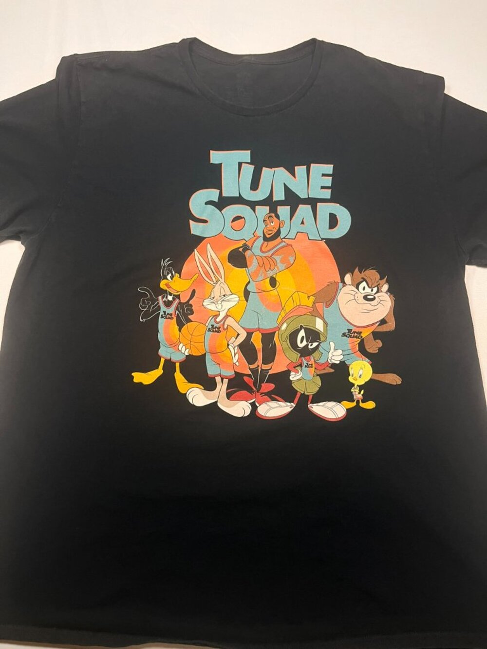 Space Jam A New Legacy Tune Squad Graphic T Shirt LeBron James Looney Tunes 2XL